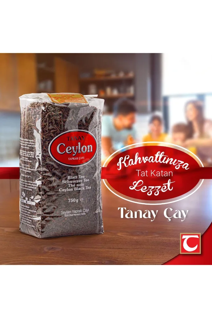 Ceylon Ithal Sri Lanka Siyah Yaprak Seylan Çayı Kaçak Çay 750 gr X 2 Adet (1.500 GR)