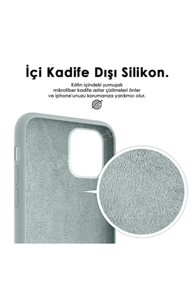 İphone 12 ile uyumlu lansman silikon kılıfı