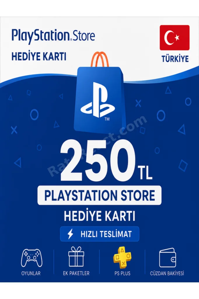 PlayStation Store 250TL Hediye Kartı