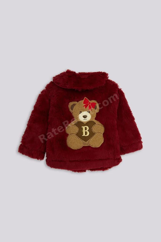 BG Store Kız Bebek Kırmızı Ceket