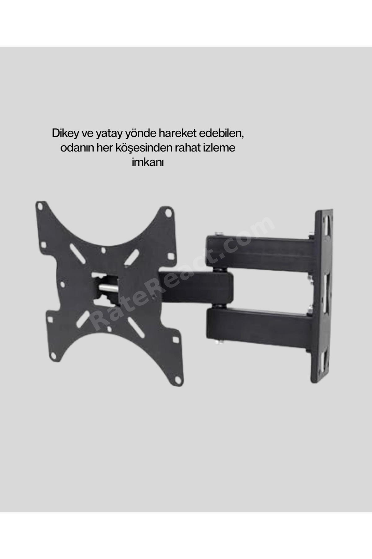 Mey İthalat® 22–49 İnç TV Uyumlu Hareketli Duvar Askı Aparatı