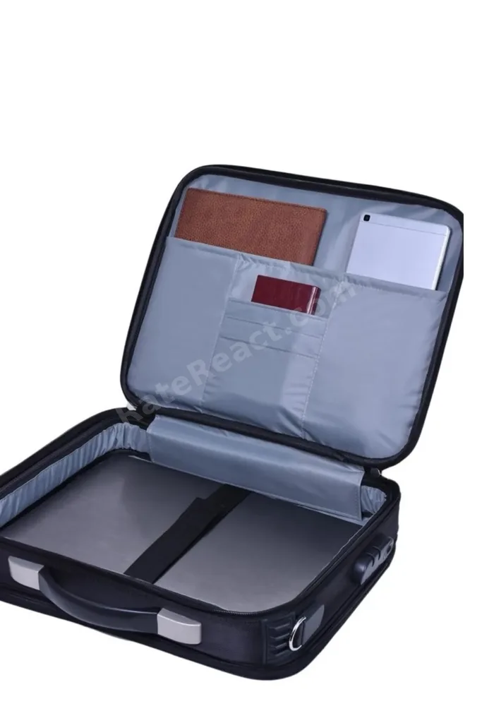 Laptop Çantası Notebook Çantası Kasalı Korumalı Laptop Çantası Askılı Lüx Kasalı Evrak Çantası 16"