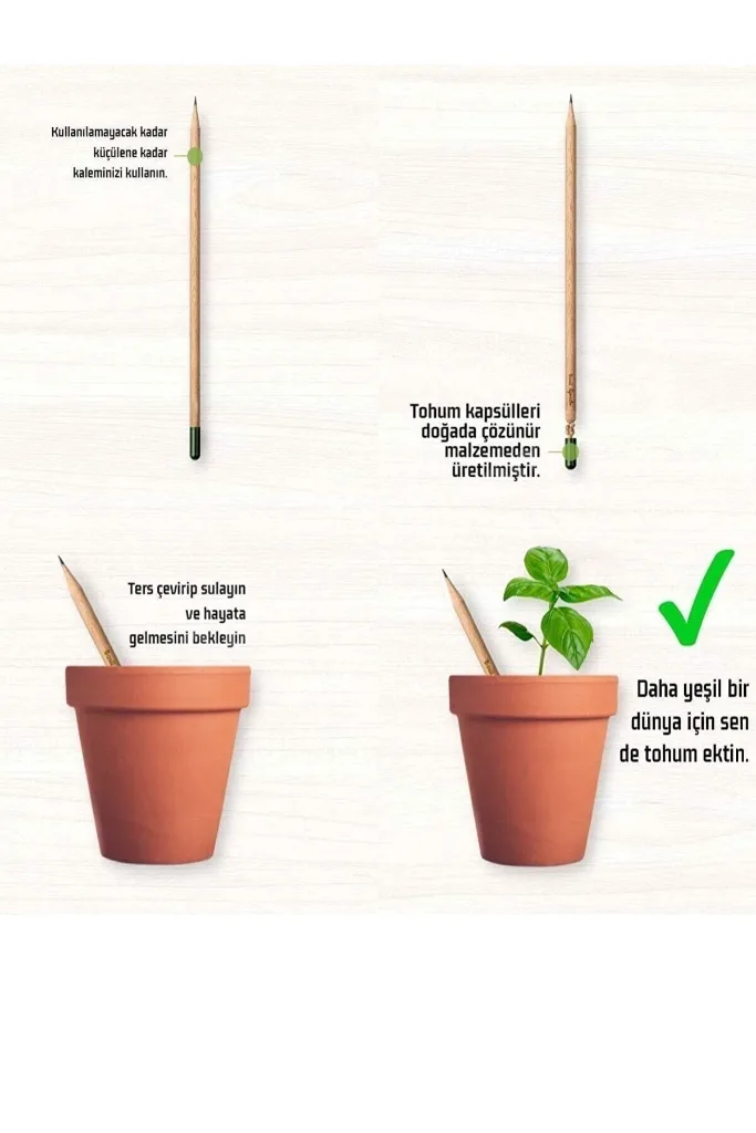 Gofret Sever Paketi 23 Parça. Tohumlu Kalem Hediyeli.