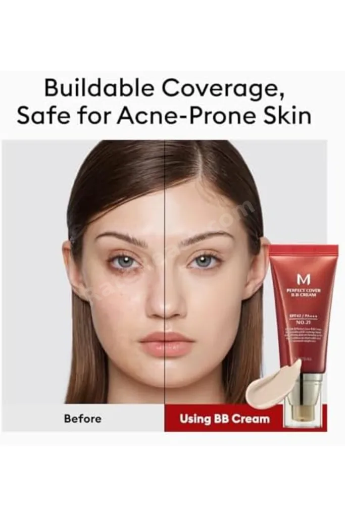 Yoğun Kapatıcılık Sunan Nemlendirici BB Krem 50ml M Perfect Cover B.B Cream ExSPF42/PA+++ No: 21 12