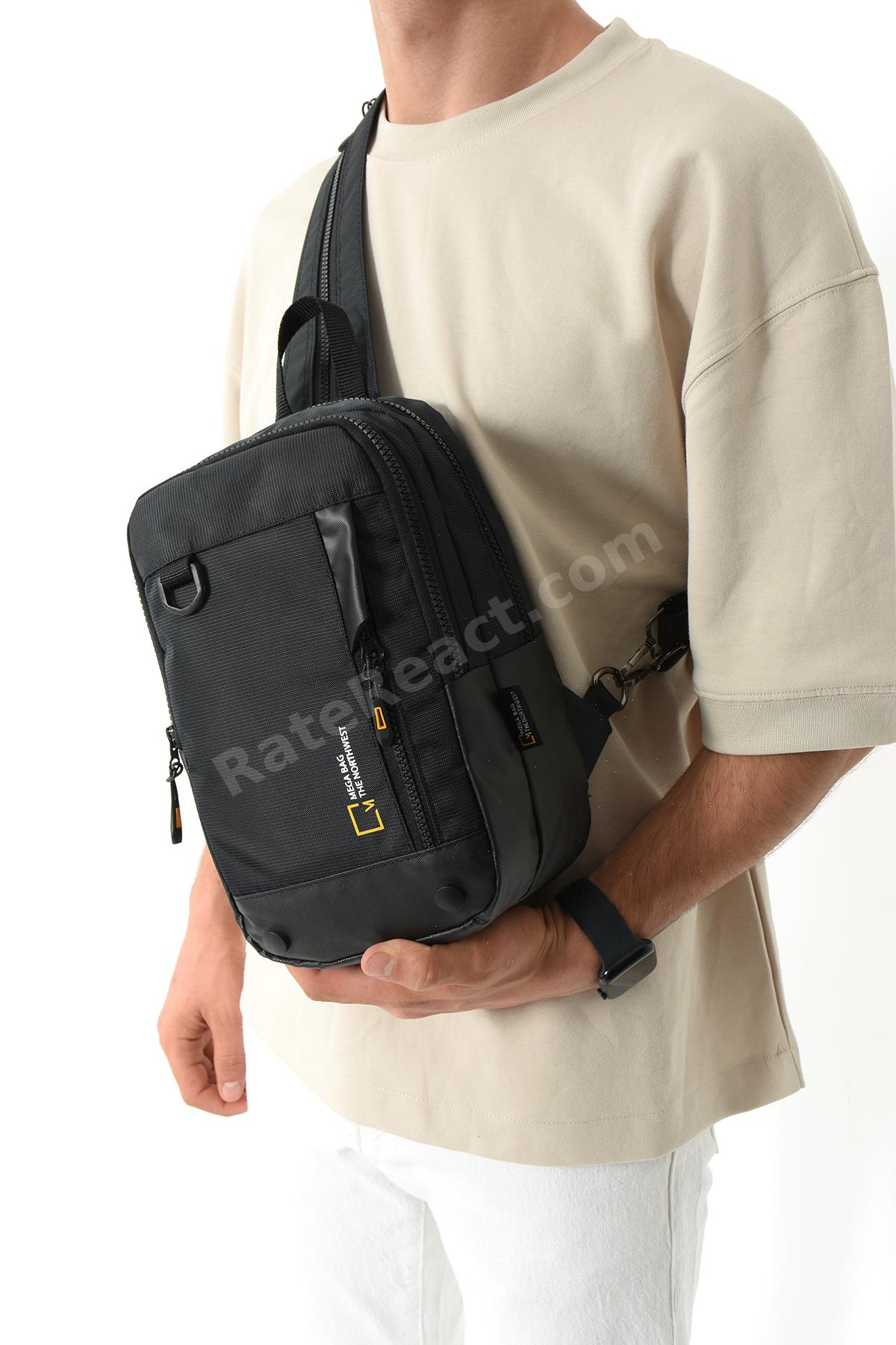 Unisex Keten  Su Geçirmez Çarpraz & Çiftkol Uyumlu Çanta , Body Bag
