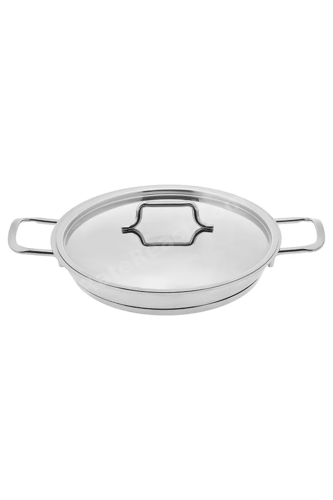 Mutfaksever Indüksiyon Tabanlı Çelik Grey Künefe Tavası 22 Cm