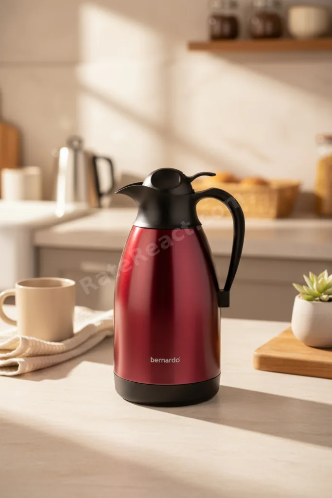 Grandio Çelik Termos Bordo 2 Litre
