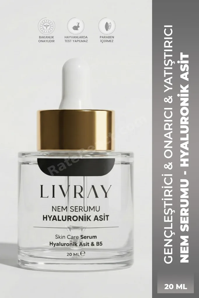 Nem Serumu - Hyaluronik Asit - Gençleştirici & Onarıcı & Yatıştırıcı (20 ML)