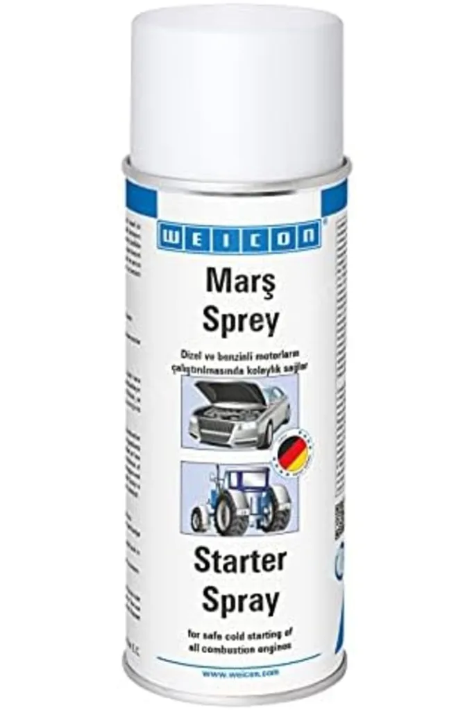 TTKTEKNOLOJİ Marş Spreyi / 400 ml/Motorun Güvenli Çalışmasına Yardımcı Koruyucu/Dizel ve Benzinli Tü