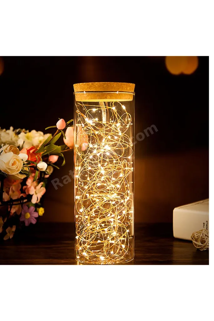 Peri Led 5 Metre Sarı Pilli Dekoratif Aydınlatma