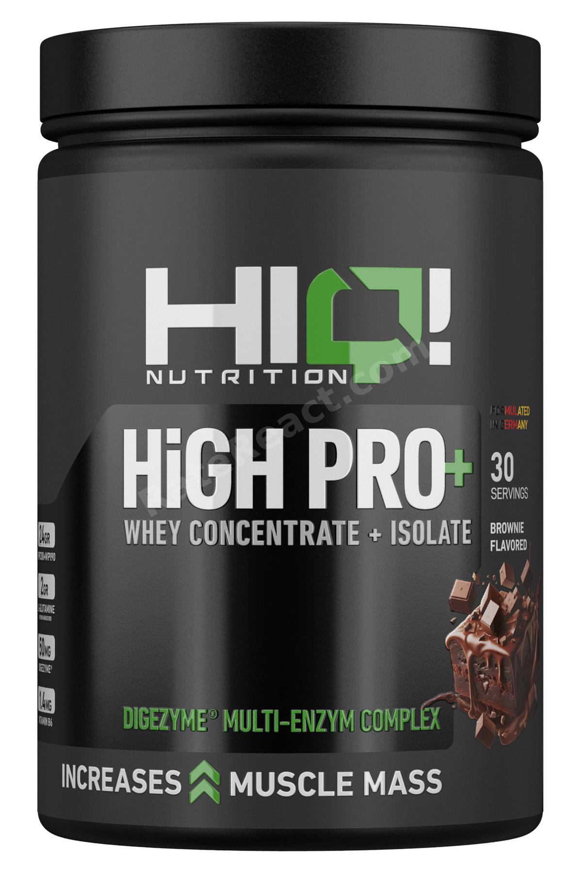 HIQ High Pro+ 900gr BROWNIE FLAVORED