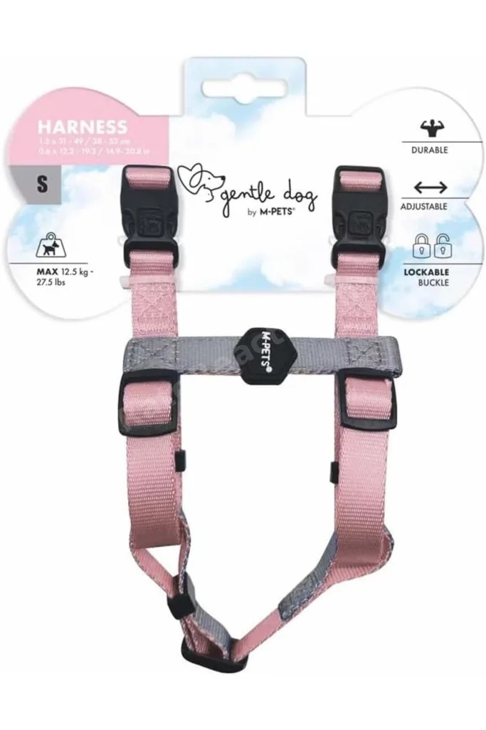 bgm shop GENTLE DOG GÖĞÜS TASMASI PİNK (S) 414149