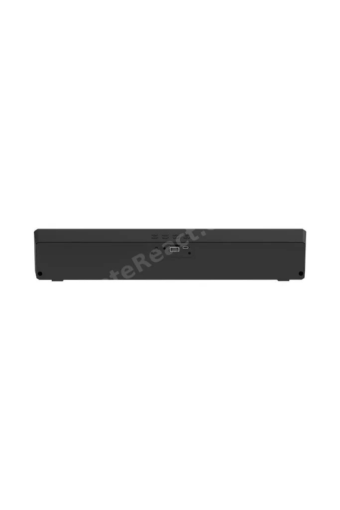 Ds103 Kablosuz Bluetooth 10w Rgb Saat/alarm Stereo Soundbar Hoparlör Siyah
