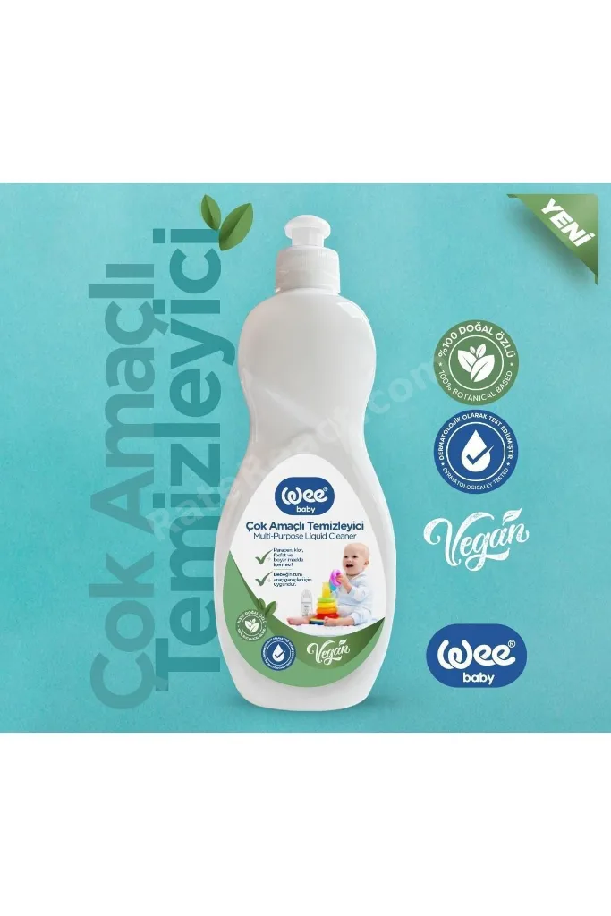 Vegan Çok Amaçlı Temizleyici 500 ml Biberon Temizleyici Jel (5 ADET)