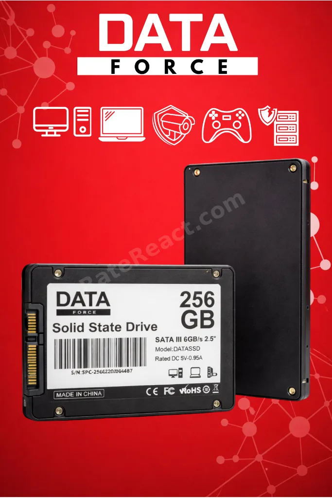 256GB SSD 2.5” SATA III – Hızlı Açılış, Sessiz