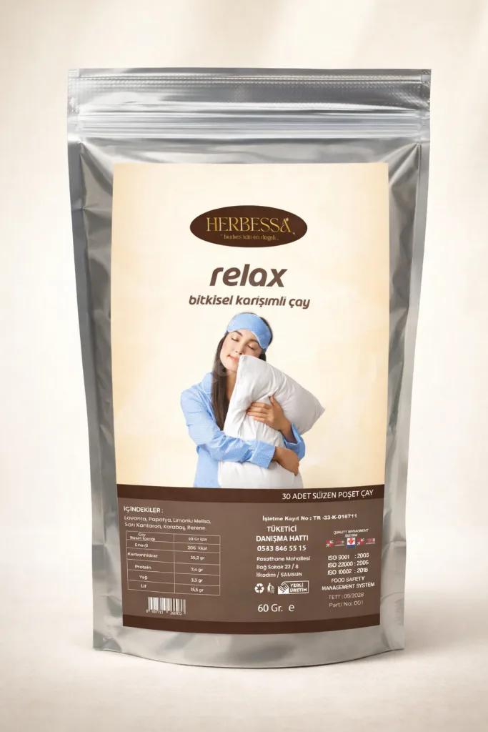 Relax Bitkisel Karışımlı Çay 30'lu Süzen Poşet