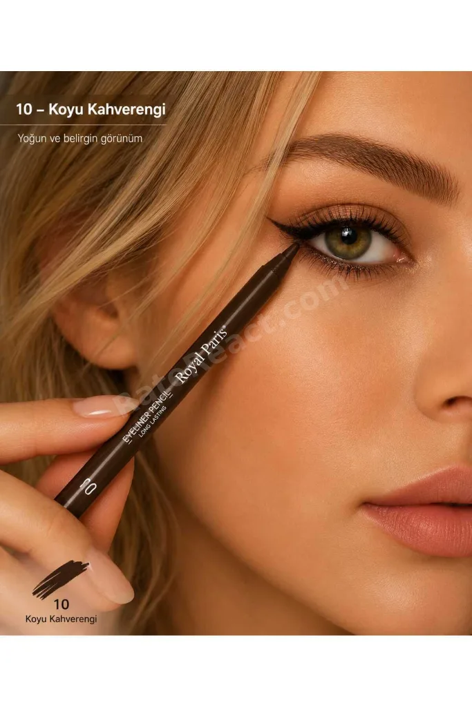 12 Renk Suya Dayanıklı Eyeliner Kalemi | Yoğun Pigment & Kalıcı Görünüm