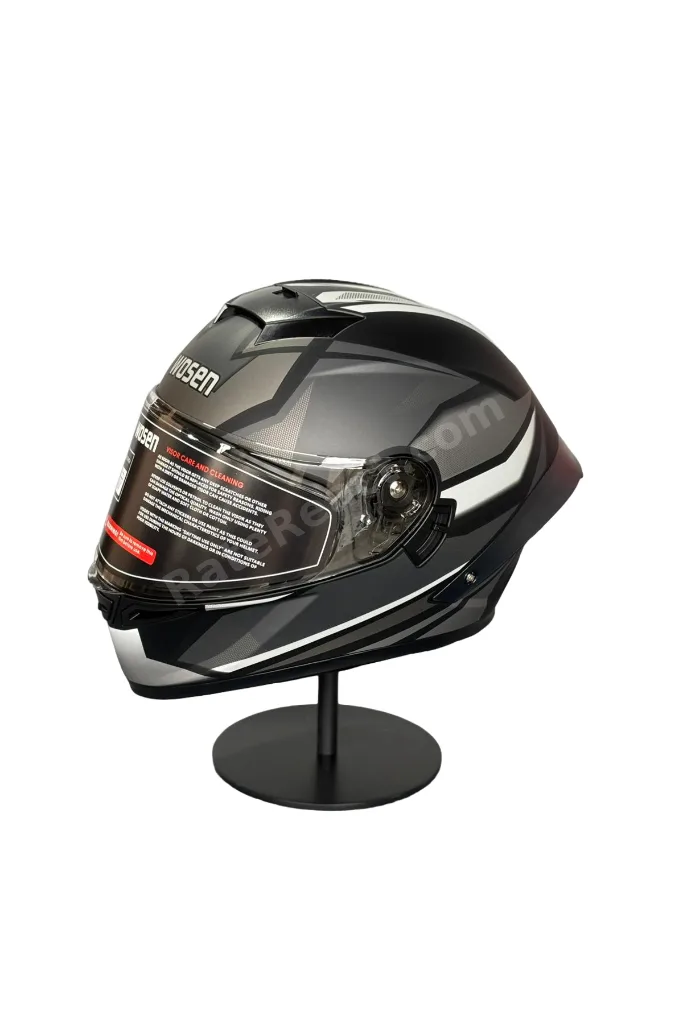 Ws-602 Güneş Gözlüklü Full Face Kask (Şeffaf Vizörlü) MATT BLACK K4 (602)