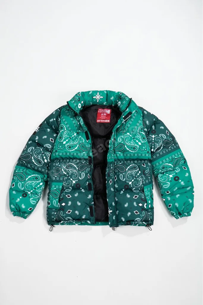 Urban Paisley Erkek Puffer Mont Ceket NF0503YS