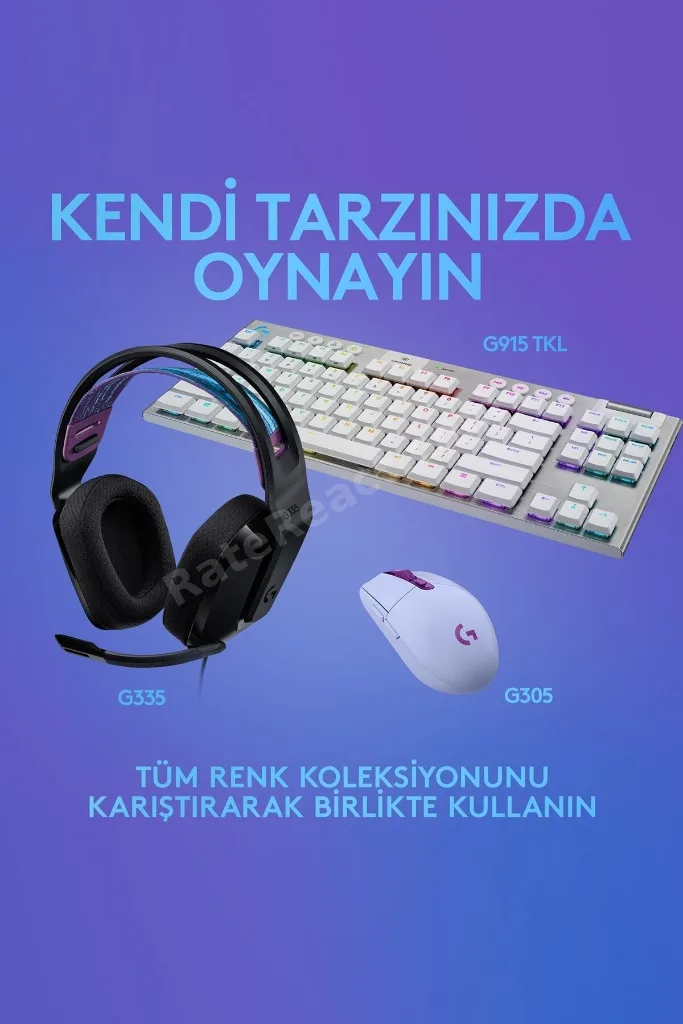 G G335 Kablolu Oyuncu Kulaklığı - Siyah