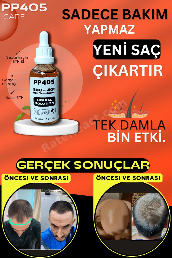 Profesyonel Saç Çıkartıcı Bakım Serumu - Kökü Oluşturucu ve Yoğun Gürleştirici 3 Adet