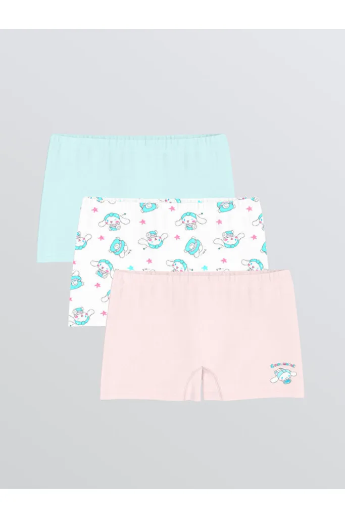 Çelebi Store'dan Kaliteli Parçalar Cinnamoroll Baskılı Kız Çocuk Boxer 3'lü