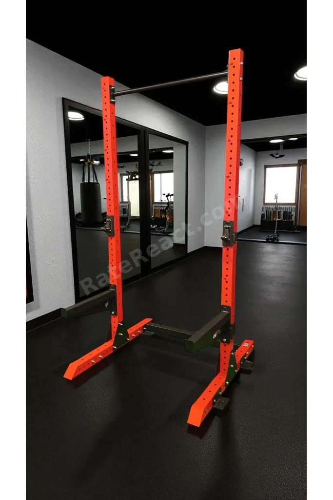 PRO Squat Stand – Bench Press & Barfix Kullanımına Uygun (J-Cups + Emniyet Kolları Dahil)