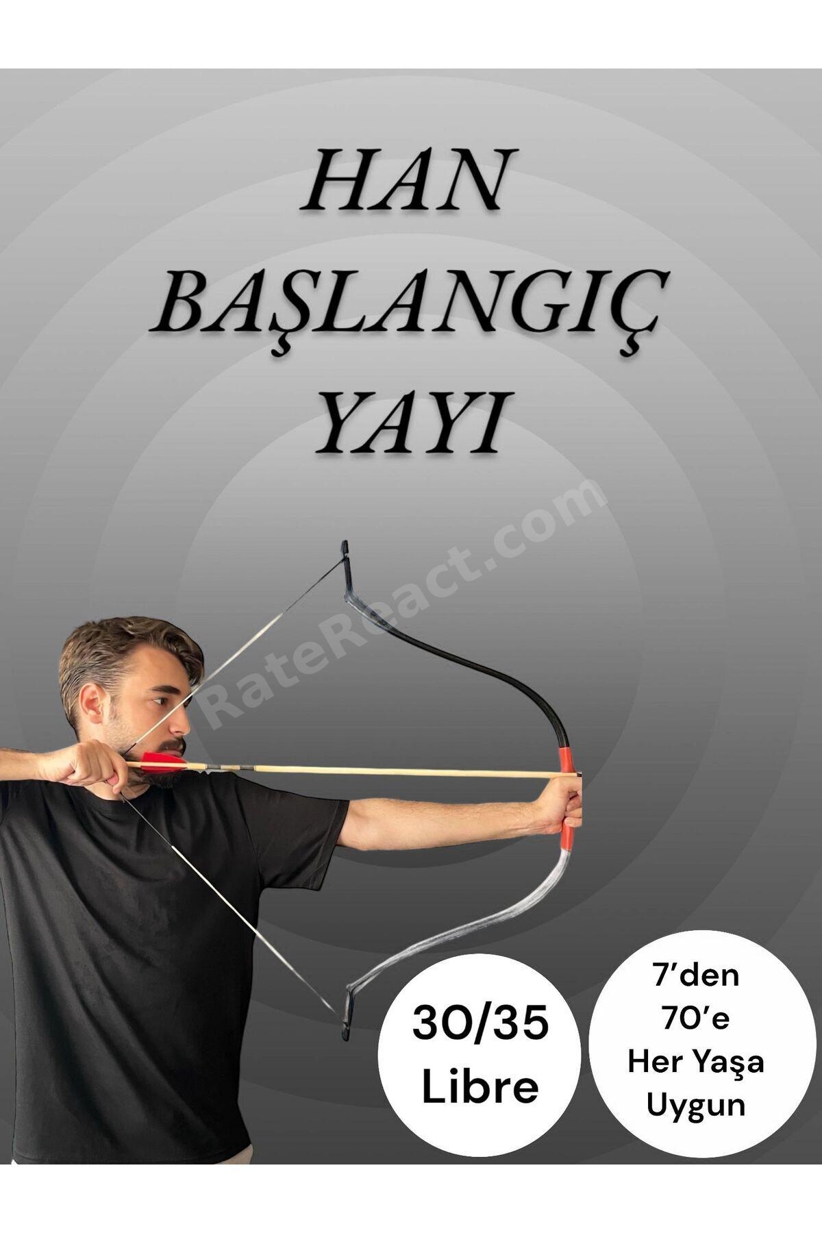 Geleneksel Okçuluk Başlangıç Seti "han" ( 3 Ok) } Genç/yetişkin