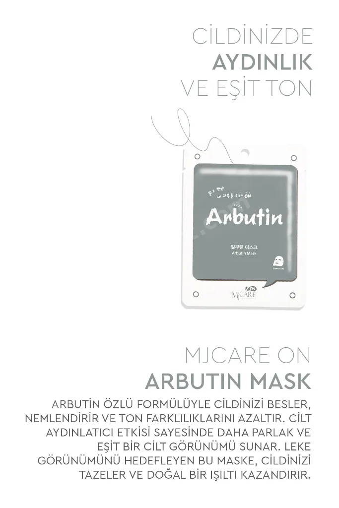 On Arbutin Mask - Arbutin Özlü Yüz Maskesi 10'lu