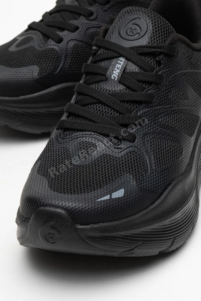 HUMMTO Kadın Kalın Hafif Tabanlı Sneakers & Spor Ayakkabı MC 21406 SİYAH
