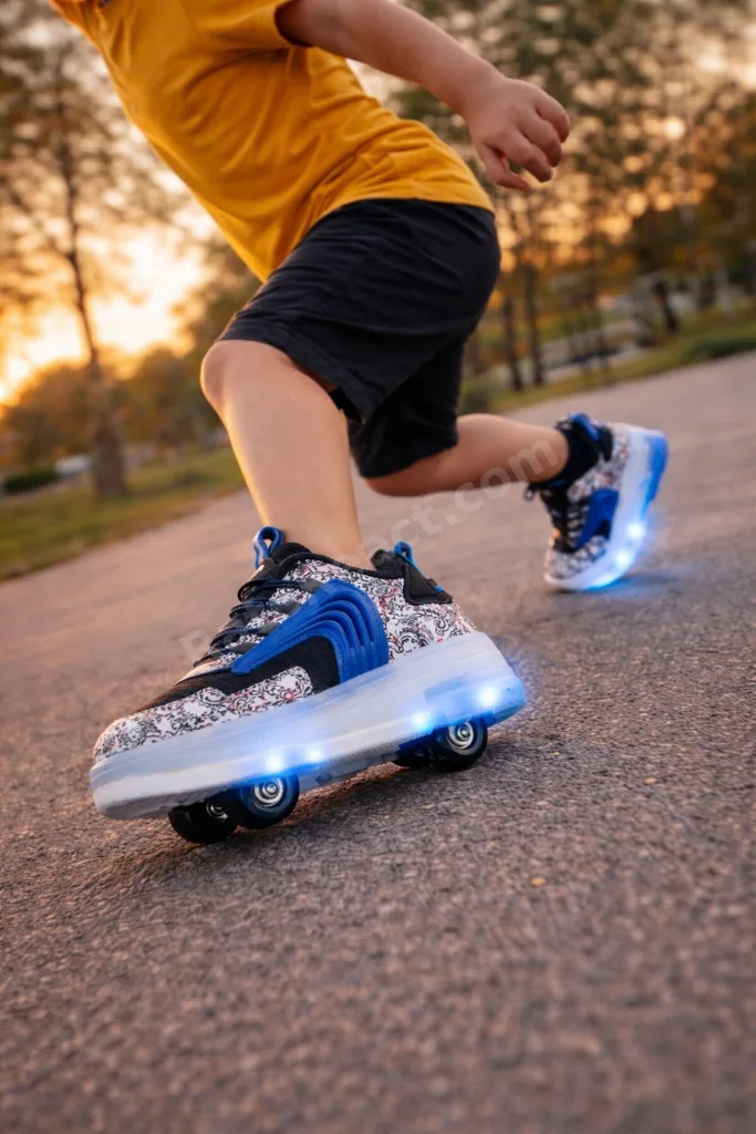 FLOW Çocuk Işıklı Patenli Tekerlekli Sneaker Spor Ayakkabı