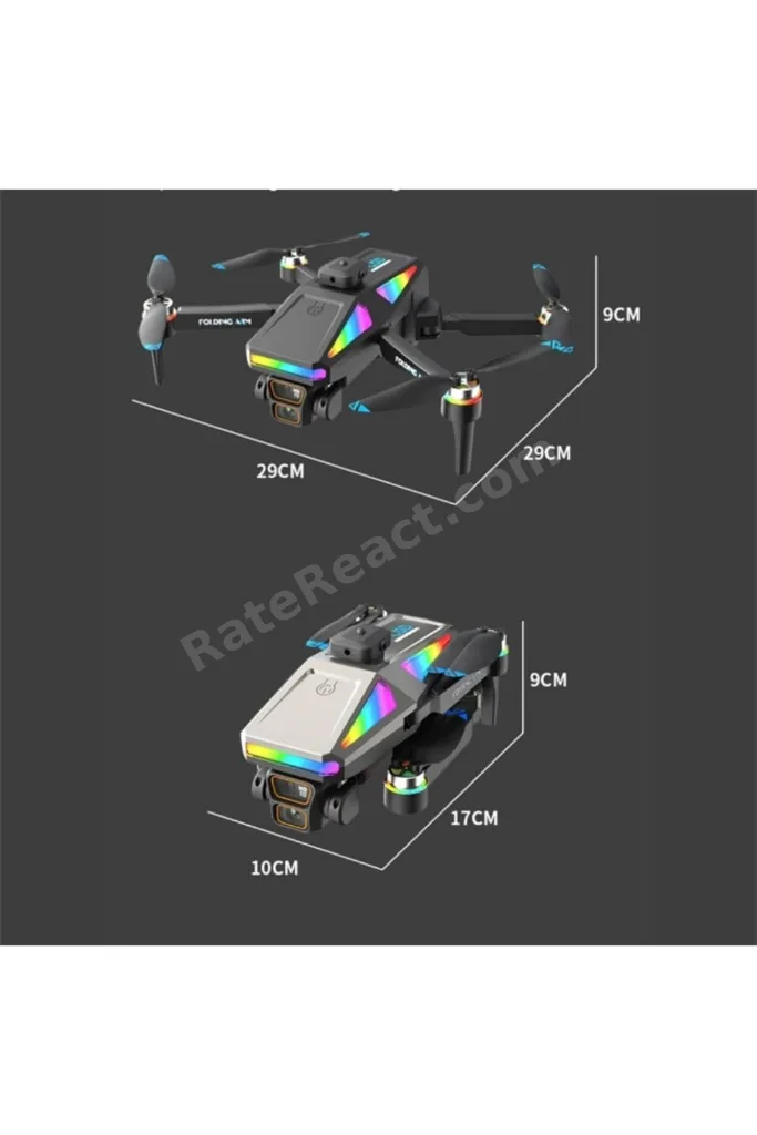 TrendySell S5 Pro Akıllı Drone Katlanabilir ve 4K HD Kameralı Çift Lensli Yüksek Hızlı Çocuklar İçin