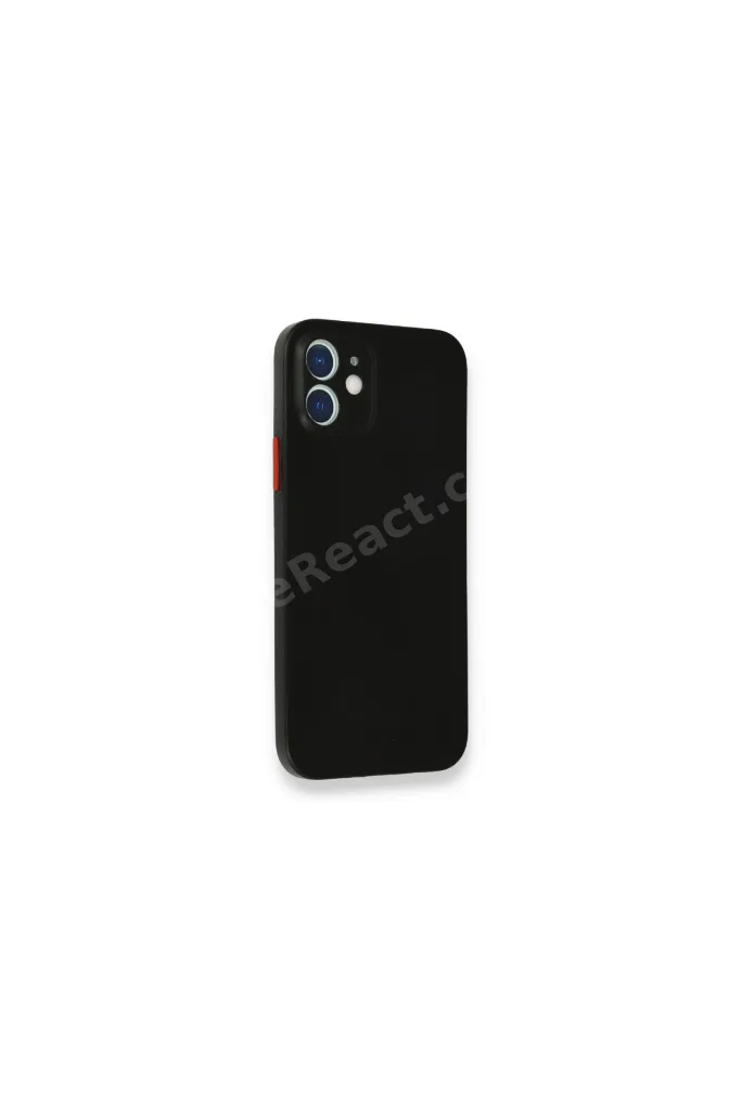iPhone 12 Mini Kılıf PP Ultra İnce Kapak - Siyah