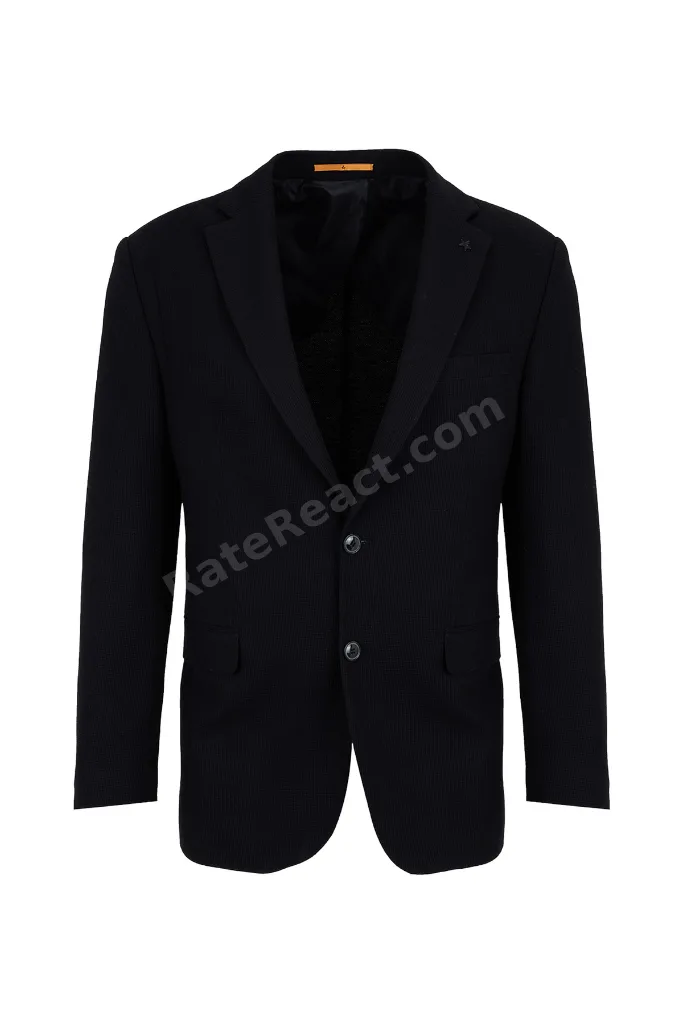 Siyah Erkek Slim Fit Ceket ACE004262681_SYH