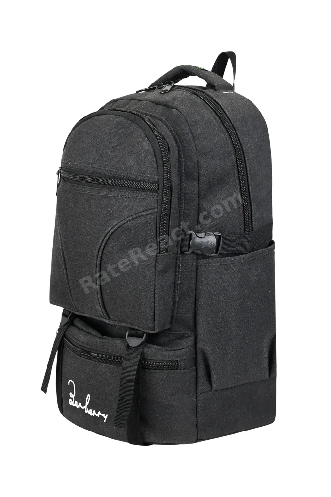 Kanvas Su Geçirmez Kumaş Full Astarlı Ortopedik Bel ve Göğüs Destekli Dağcı Sırt Çantası 52x30x20 CM