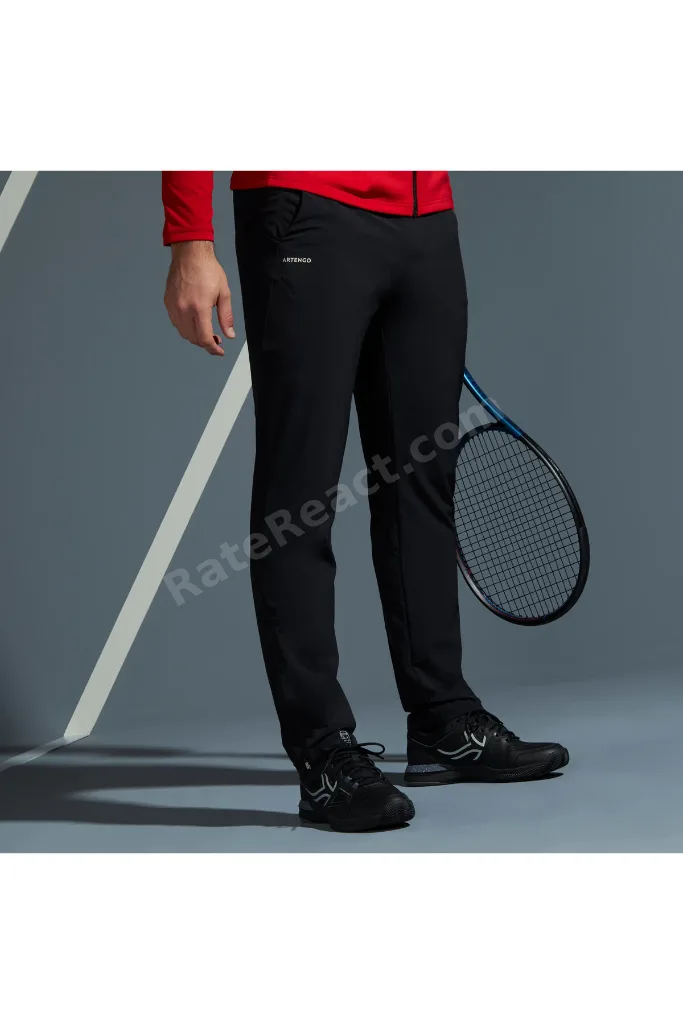 Erkek Tenis Eşofman Altı - Siyah - Essential