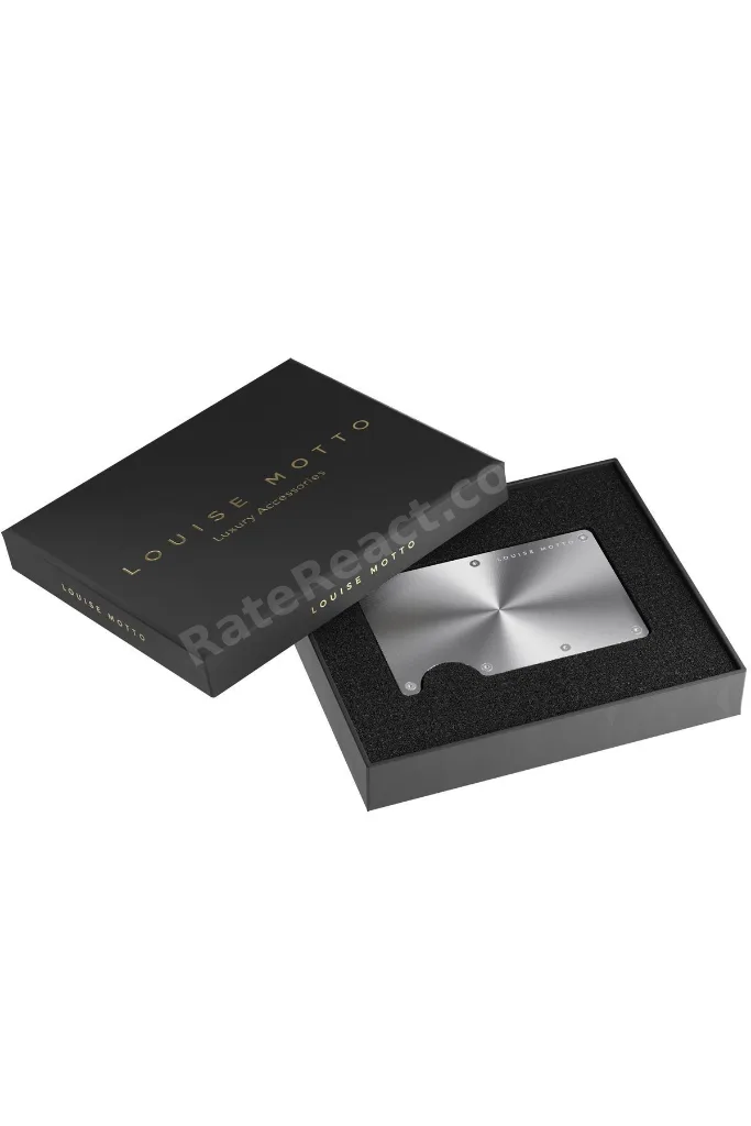 Cardx - Shine Strap - Yeni Nesil Minimalist Cüzdan, Kartlık - Rfid Blocking, Kadın & Erkek (GÜMÜŞ)