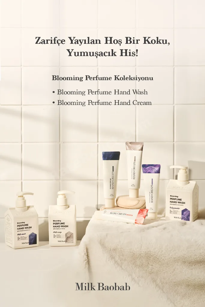 Nemlendirici ve Yumuşatıcı Parfümlü Sıvı Sabun Blooming Perfume Hand Wash (White Soap)