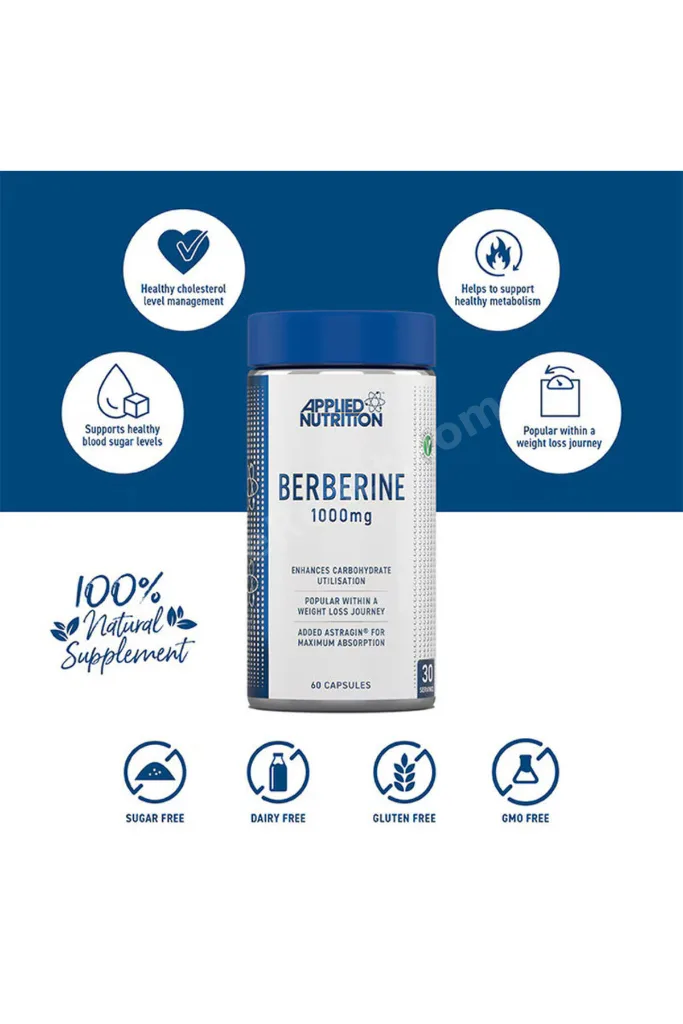 Berberine Weight loss support 1000 mg 60 Caps