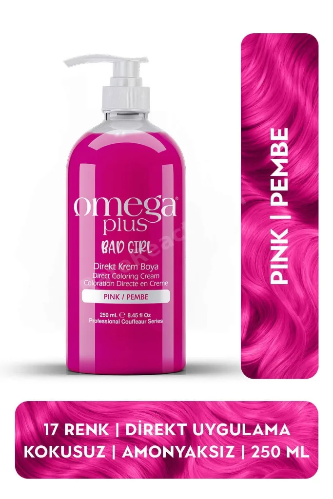 Bad Girl Pembe Geçici-renkli Amonyaksız Saç Boyası 250 ml