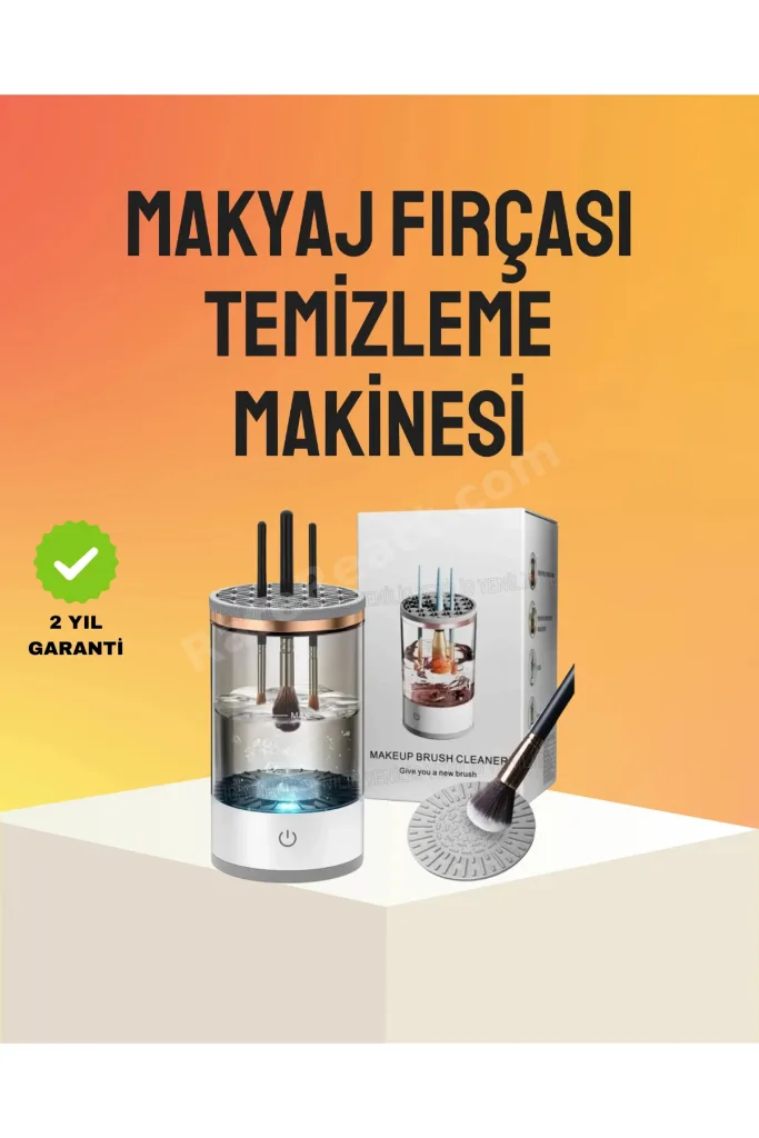 Hijyenik ve Hızlı Makyaj Fırçası Yıkama ve Kurutma Cihazı