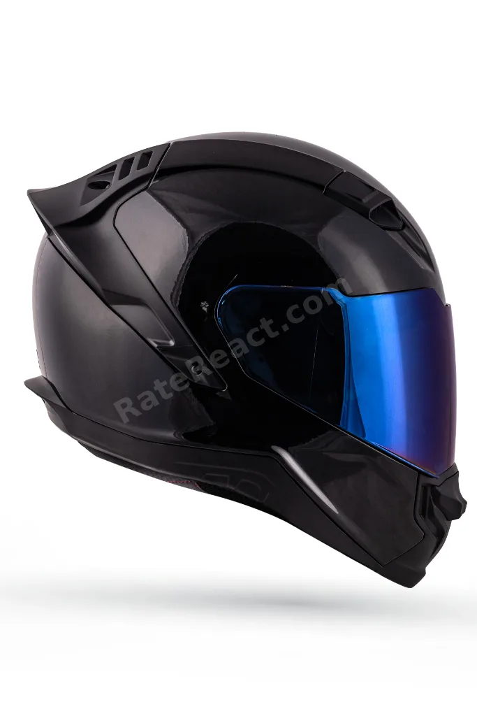 Twister Parlak Siyah Kask