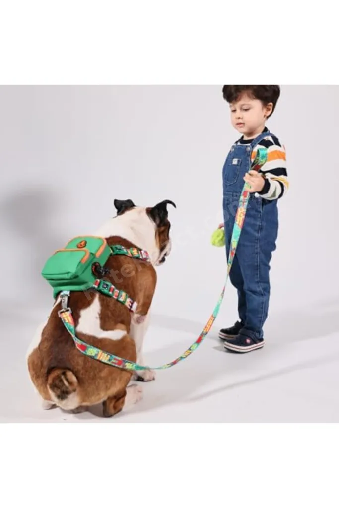 TTKTEKNOLOJİ Gimme Yeşil Çantalı Göğüs Tasması, Köpek Sırt Çantası – Göğüs Tasması İşlevli, Geri Dön