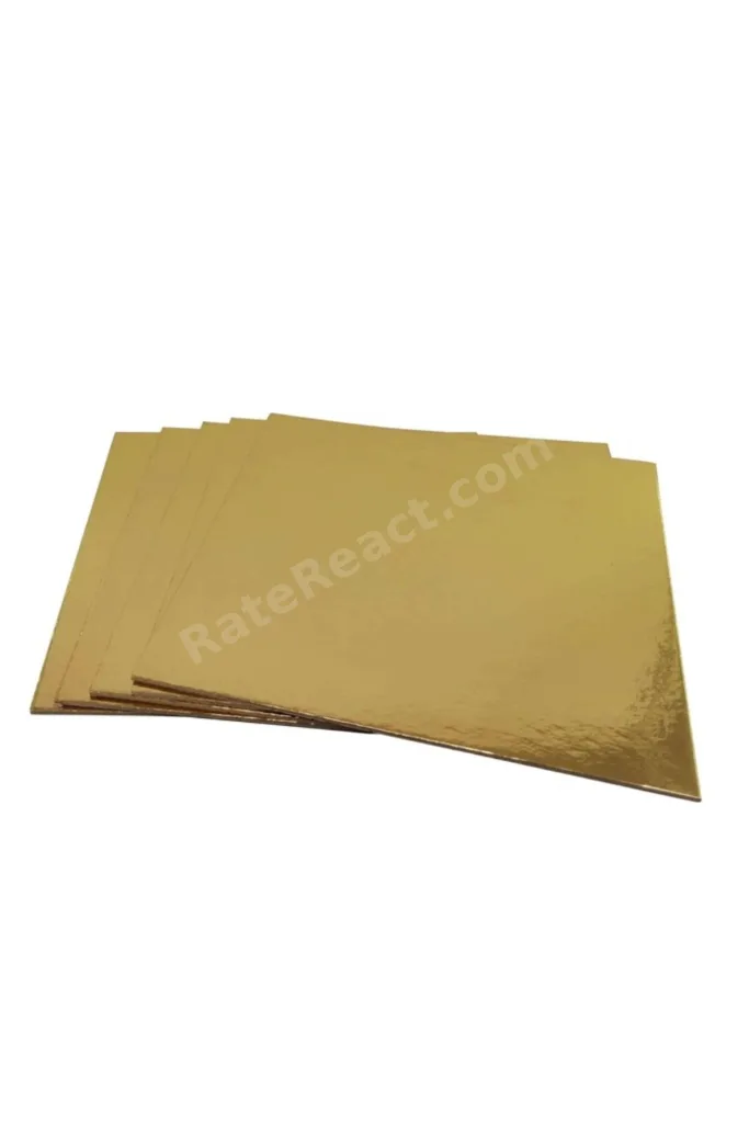 Gold Mendil Kalın Pasta altlığı Kare 20x20 cm - 10 adet