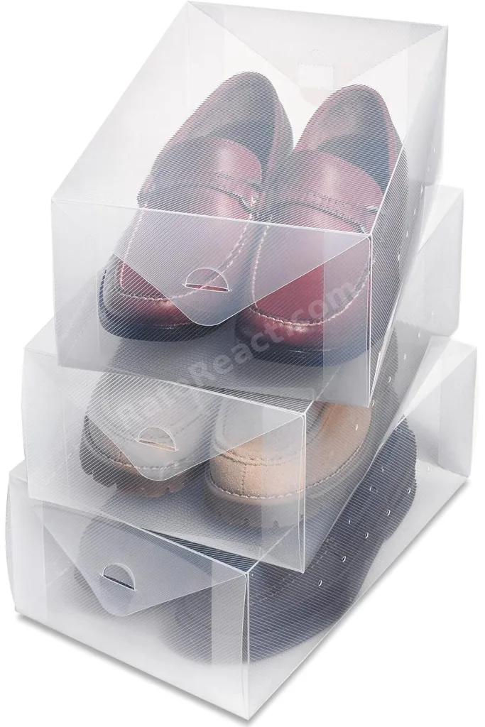 Whitmor Clear Vue Erkek Ayakkabı Kutusu (3'lü Set) 1219822