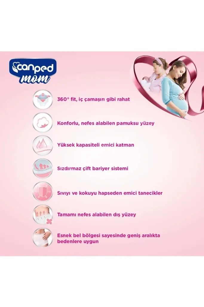 Mom Lohusa Külodu - Külot Bez S - Small - Küçük / M - Medium - Orta 20 Adet (2PK*10)