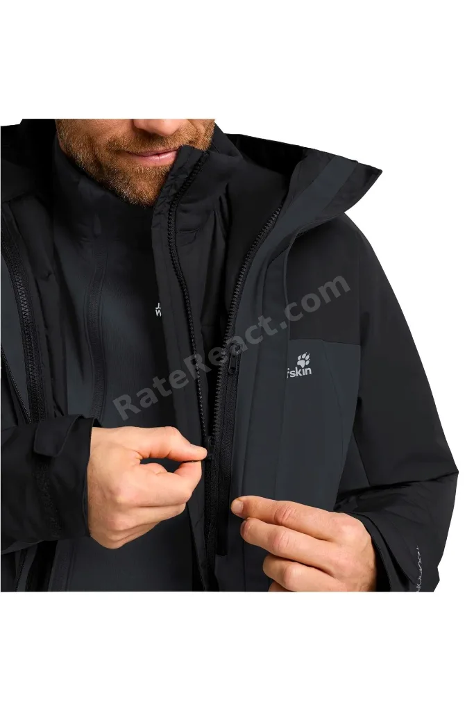 WILD PLACES 3IN1 JKT M 3in1 Su Geçirmez Mont
