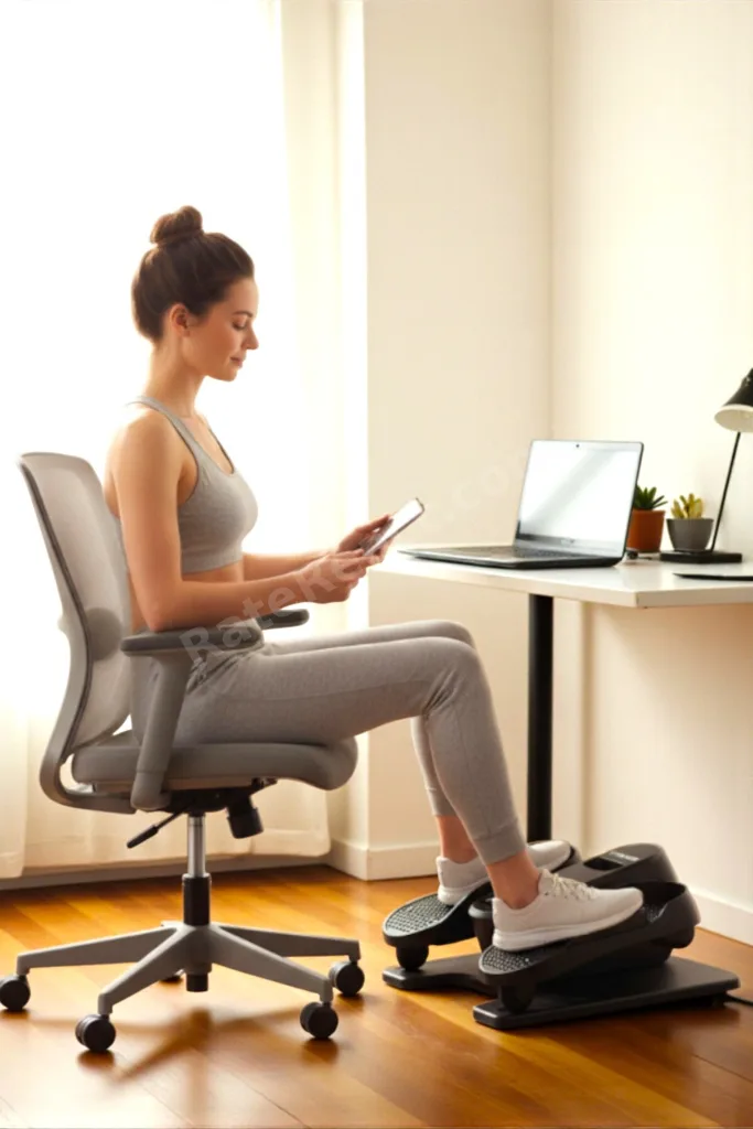 Eliptik Bisiklet Uzaktan Kumandalı Egzersiz Aleti Ev Tipi Mini Eliptik
