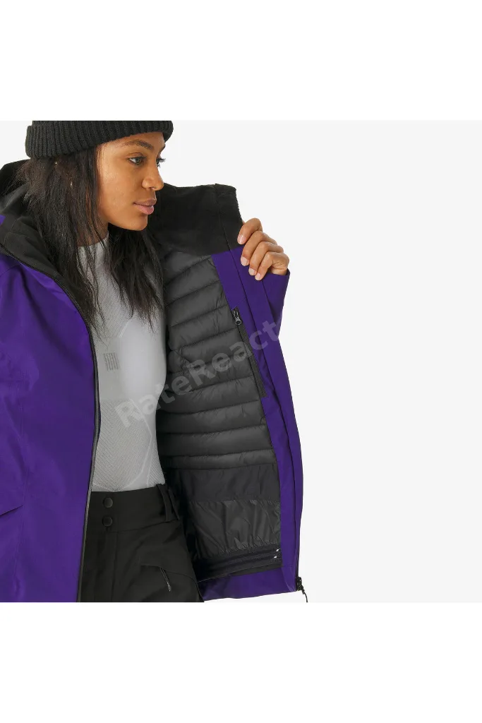 Wedze Kadın Kayak/Snowboard Montu - Mor - 500