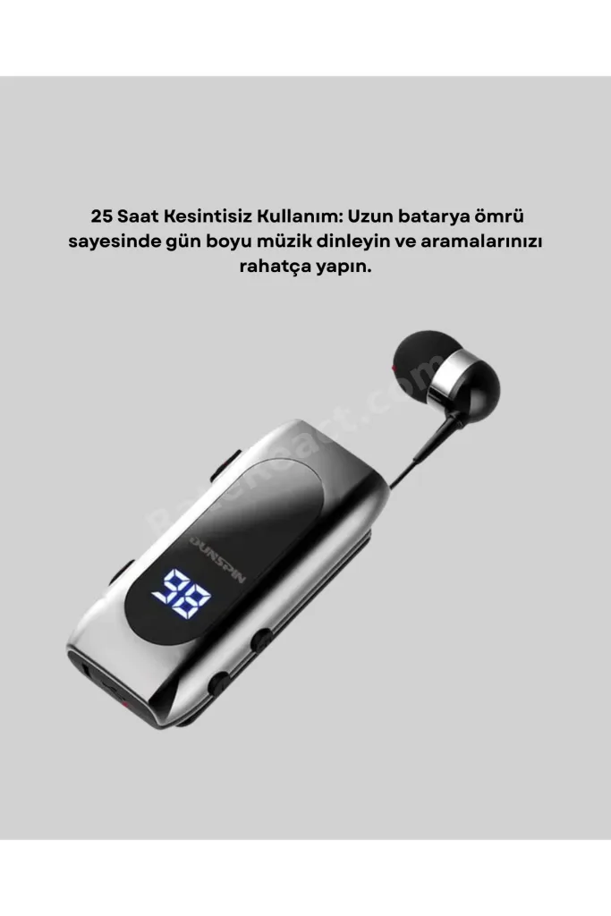ElivoraSell Uzun Pil Ömürlü Kablosuz Kulaklık – 25 Saat Konuşma ve Müzik Süresi 1203179